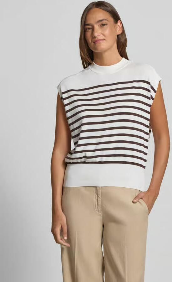 Windsor. Gebreid shirt van mix van zijde en wol met ronde hals - Foto 3