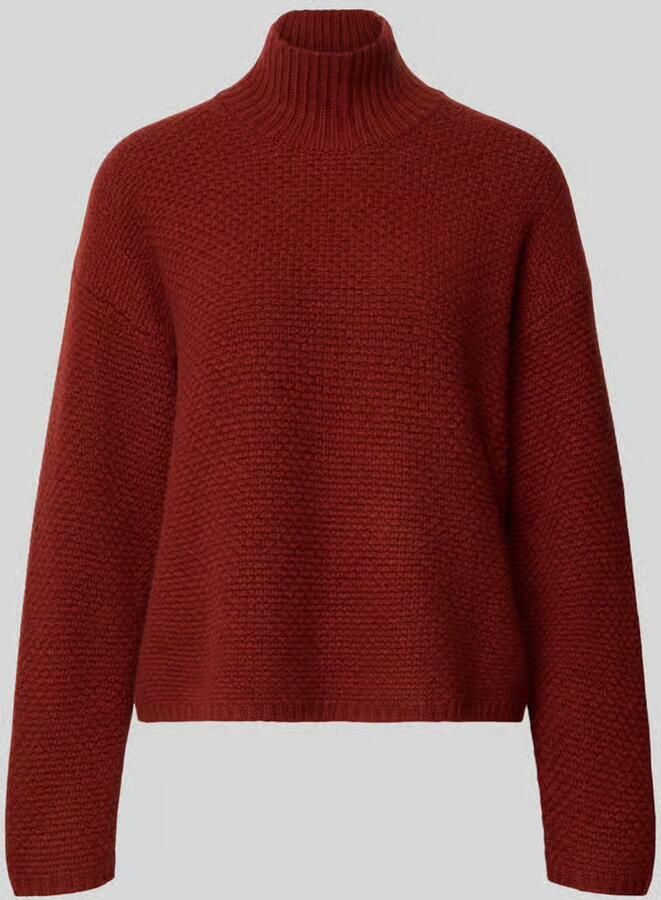 Windsor. Gebreide pullover van kasjmier met opstaande kraag