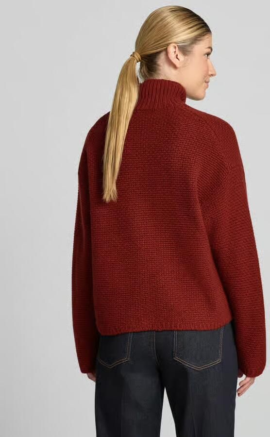 Windsor. Gebreide pullover van kasjmier met opstaande kraag - Foto 3