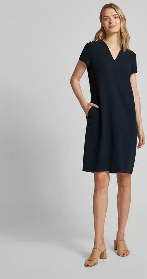 Windsor. Knielange jurk met viscose en V-hals - Foto 2