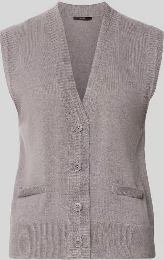Windsor. Mouwloos vest met kasjmier