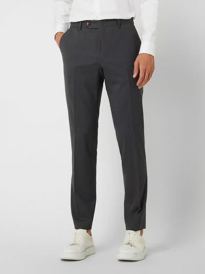 Windsor. Pantalon met persplooien model 'Bene'