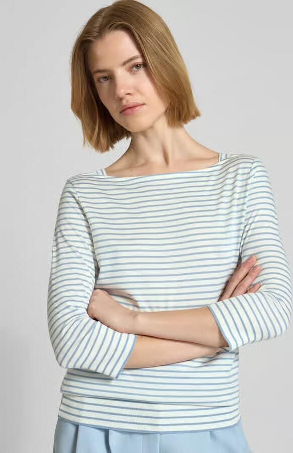 Windsor. Regular Fit Longsleeve van lyocellmix