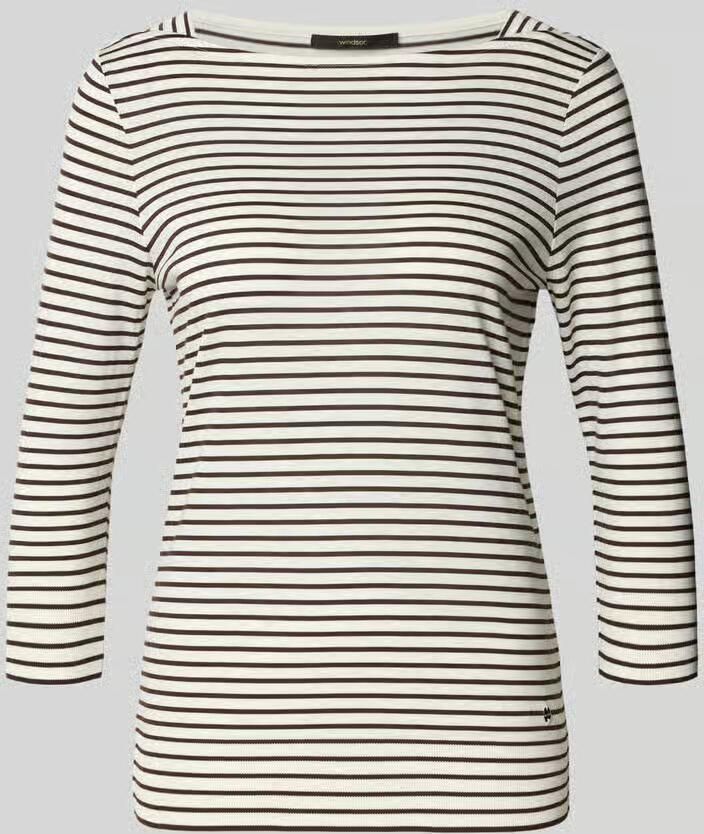 Windsor. Regular Fit Longsleeve van lyocellmix - Foto 2