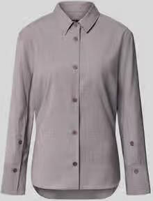 Windsor. Regular fit overhemdblouse van zuivere scheerwol