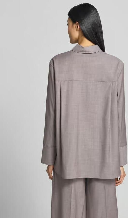Windsor. Regular fit overhemdblouse van zuivere scheerwol - Foto 3