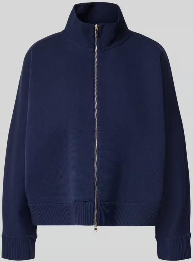 Windsor. relaxed fit jack in tricotlook met opstaande kraag - Foto 2