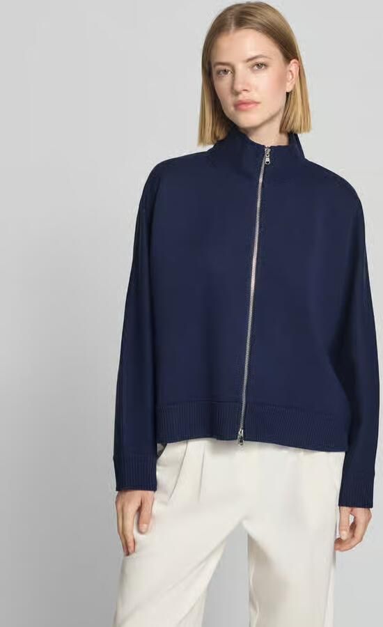 Windsor. relaxed fit jack in tricotlook met opstaande kraag - Foto 3