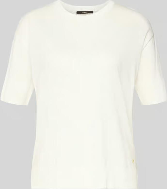 Windsor. T-shirt van lyocell-katoenmix met ronde hals - Foto 4