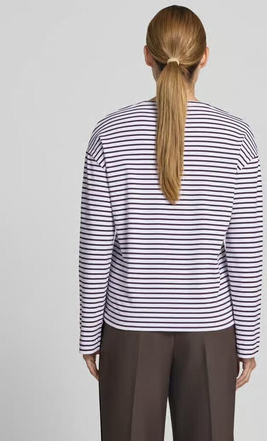 Windsor. Shirt met lange mouwen in all-over look met ronde hals - Foto 3