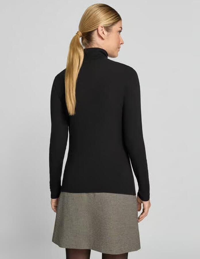 Windsor. Shirt met lange mouwen van lyocellmix met opstaande kraag - Foto 2