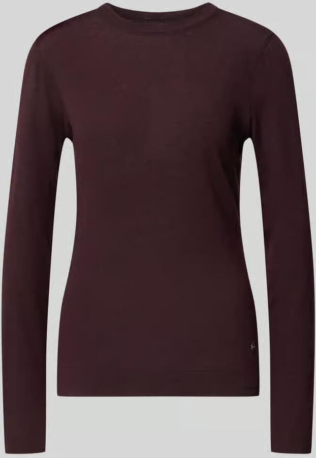 Windsor. Shirt met lange mouwen van lyocellmix met ronde hals