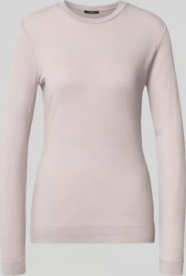 Windsor. Shirt met lange mouwen van lyocellmix met ronde hals