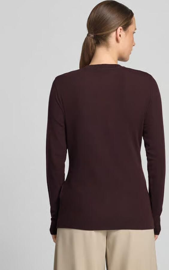 Windsor. Shirt met lange mouwen van lyocellmix met ronde hals - Foto 2