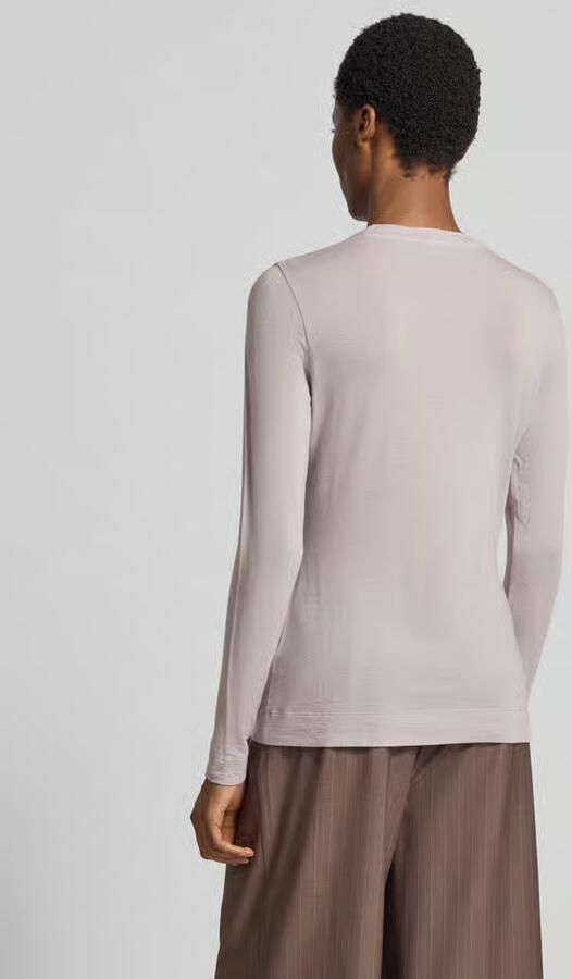 Windsor. Shirt met lange mouwen van lyocellmix met ronde hals - Foto 3