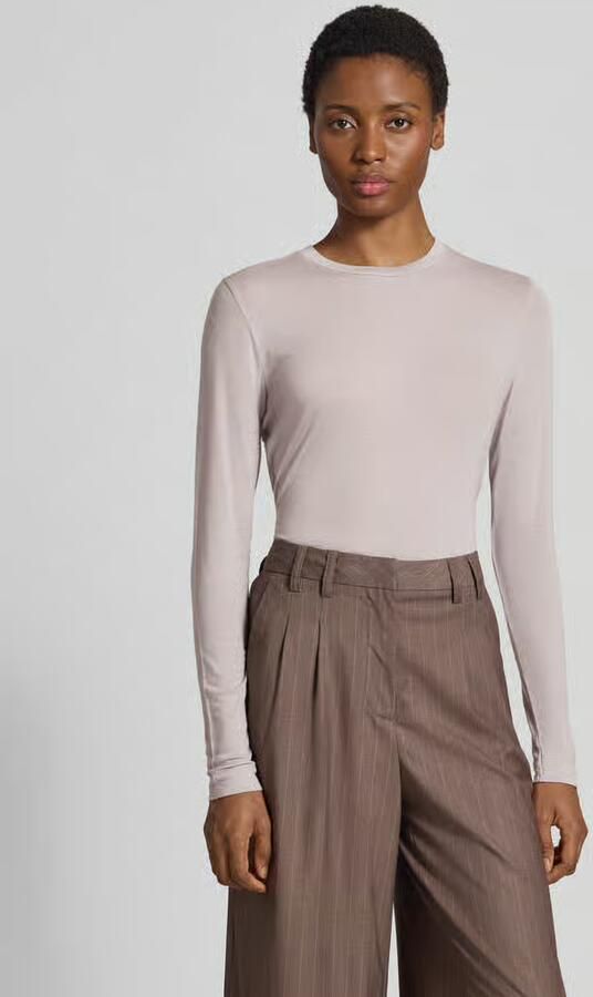 Windsor. Shirt met lange mouwen van lyocellmix met ronde hals - Foto 2