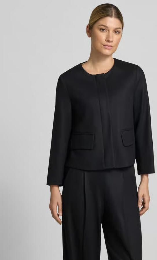 Windsor. Slim fit blazer met verdekte ritssluiting en klepzakken - Foto 3