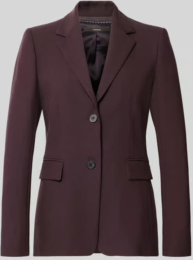 Windsor. slim fit blazer met viscose
