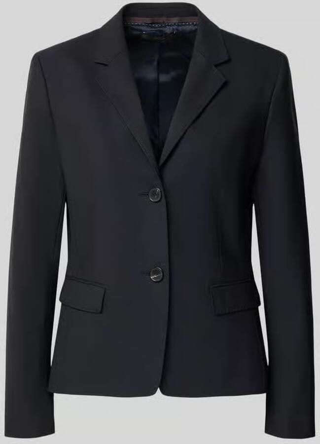 Windsor. Slim fit blazer van mix van scheerwol en elastaan met paspelzakken