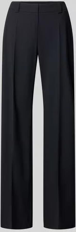 Windsor. Slim fit broek van mix van scheerwol en elastaan met persplooien - Foto 2