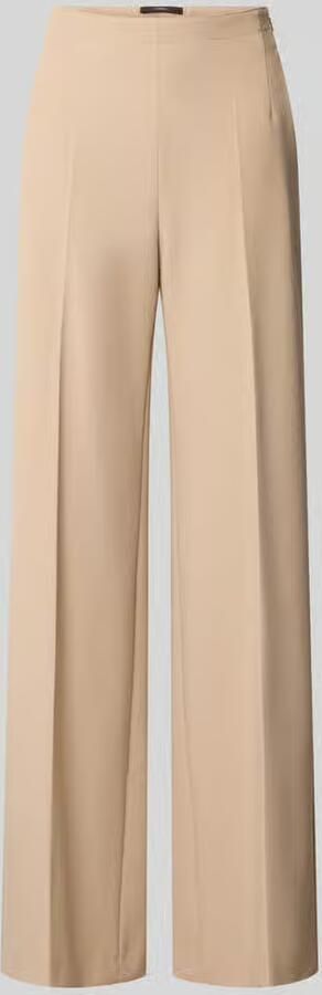 Windsor. Wijdte broek van viscose met persplooien