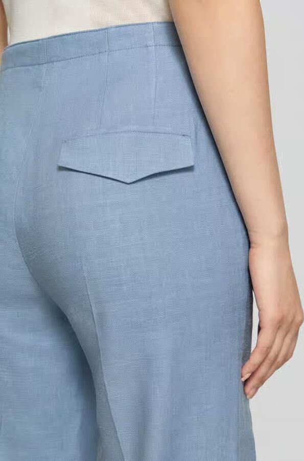 Windsor. slim fit marlene-broek van linnenmix