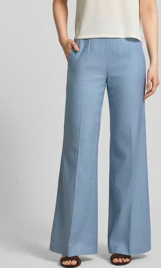 Windsor. slim fit marlene-broek van linnenmix - Foto 2