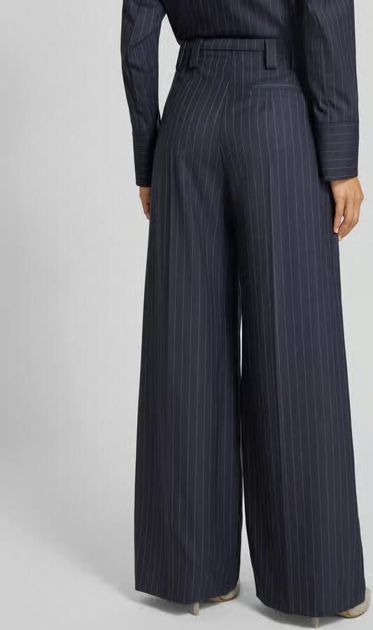 Windsor. Stoffen broek met Franse steekzakken