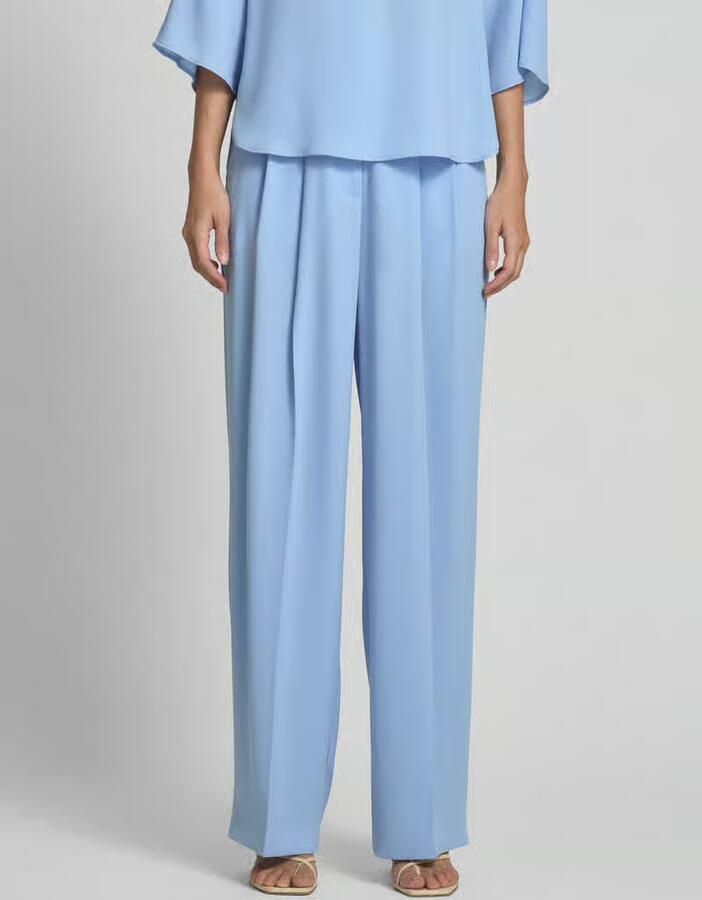 Windsor. Straight fit pantalon met persplooien - Foto 2