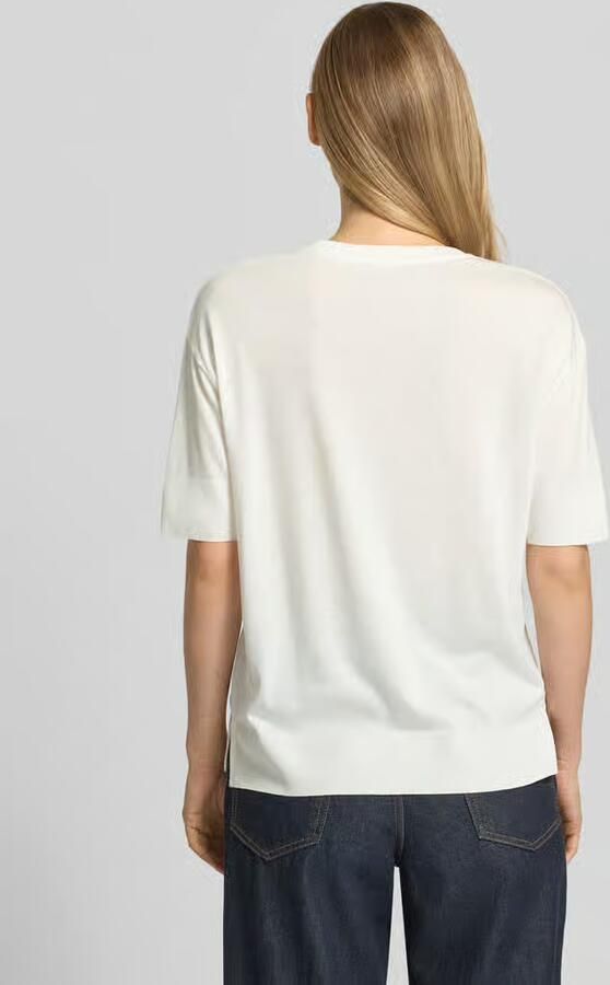 Windsor. T-shirt van lyocell-katoenmix met ronde hals - Foto 5