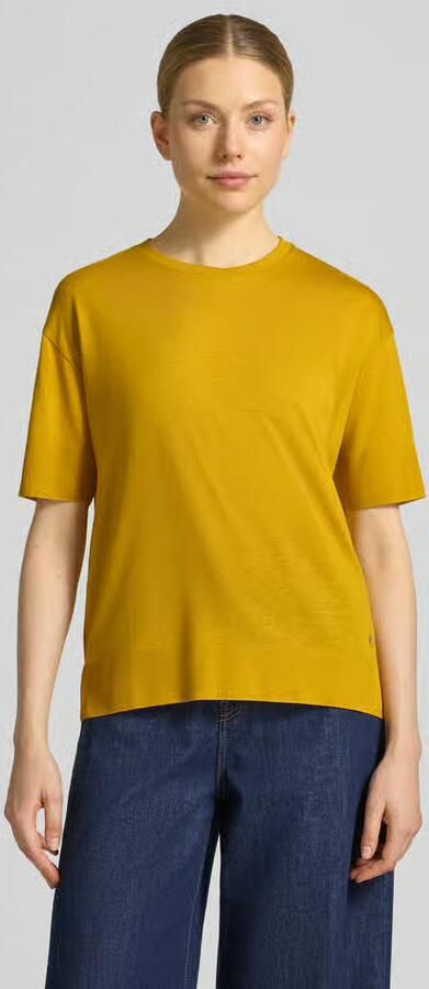 Windsor. T-shirt van lyocell-katoenmix met ronde hals - Foto 4