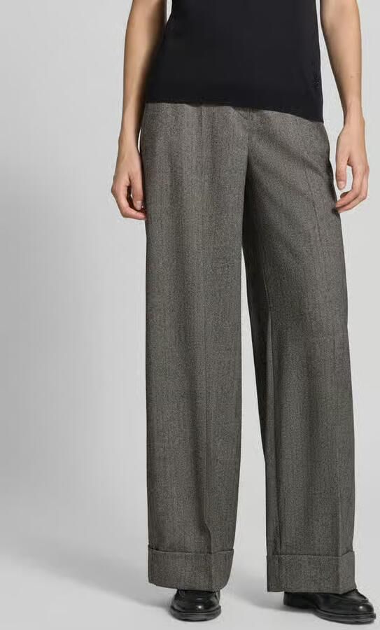 Windsor. wide fit broek met persplooien en steekzakken - Foto 3