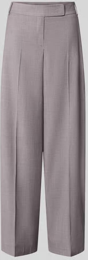 Windsor. wide fit broek van zuivere scheerwol met persplooien - Foto 2