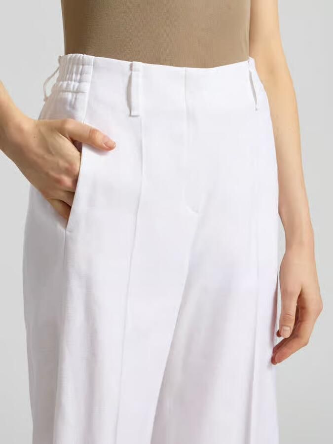 Windsor. Wide leg broek van Linnenmix