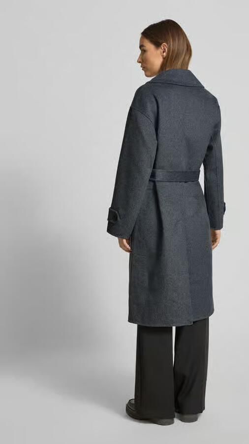 WITHBLACK Lange jas van Wolmix