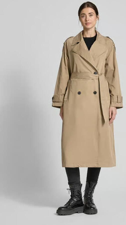 WITHBLACK Trenchcoat met reverskraag - Foto 2