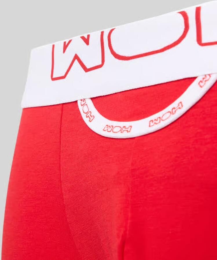 WOH Boxershort met elastische band met label