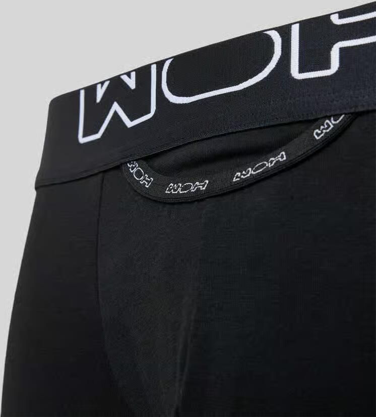 WOH Boxershort met elastische band met label