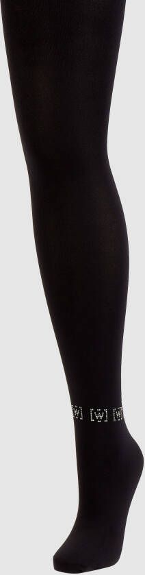 Wolford Panty met Swarovski-kristallen model 'Logo Sparkle' 66 DEN