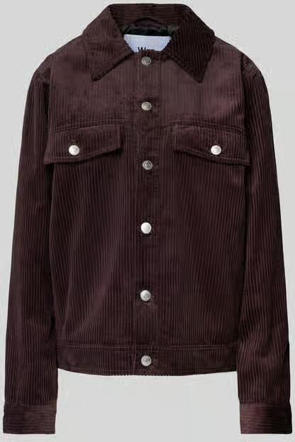 WON HUNDRED Corduroy jack met borstzakken
