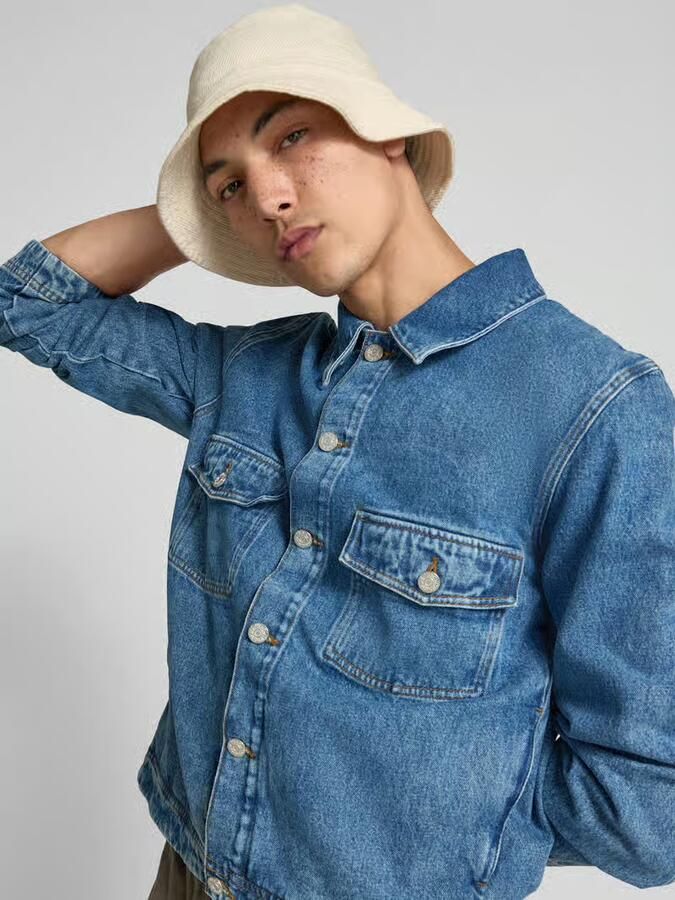 WON HUNDRED Jeansjack met knoopsluiting