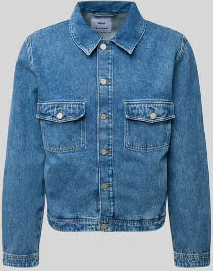 WON HUNDRED Jeansjack met knoopsluiting - Foto 2