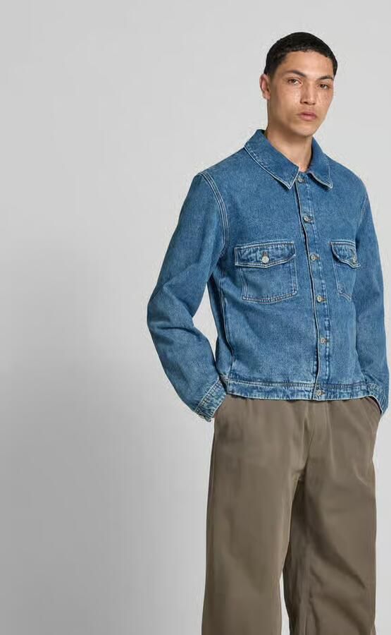 WON HUNDRED Jeansjack met knoopsluiting - Foto 3