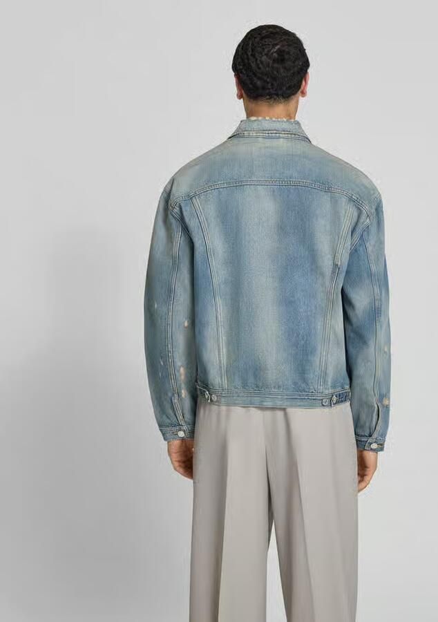 WON HUNDRED Jeansjack met platte kraag - Foto 2