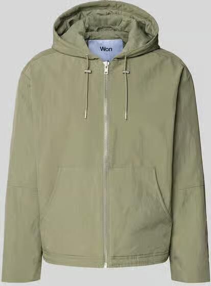 WON HUNDRED regular fit jack met capuchon - Foto 2