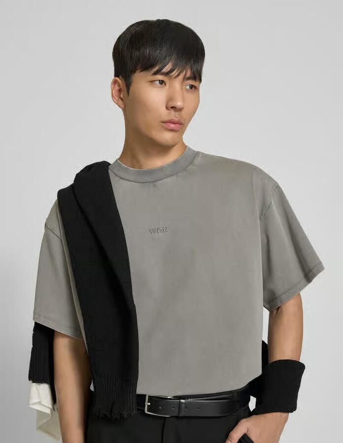 WON HUNDRED relaxed fit T-shirt met gestikt logo