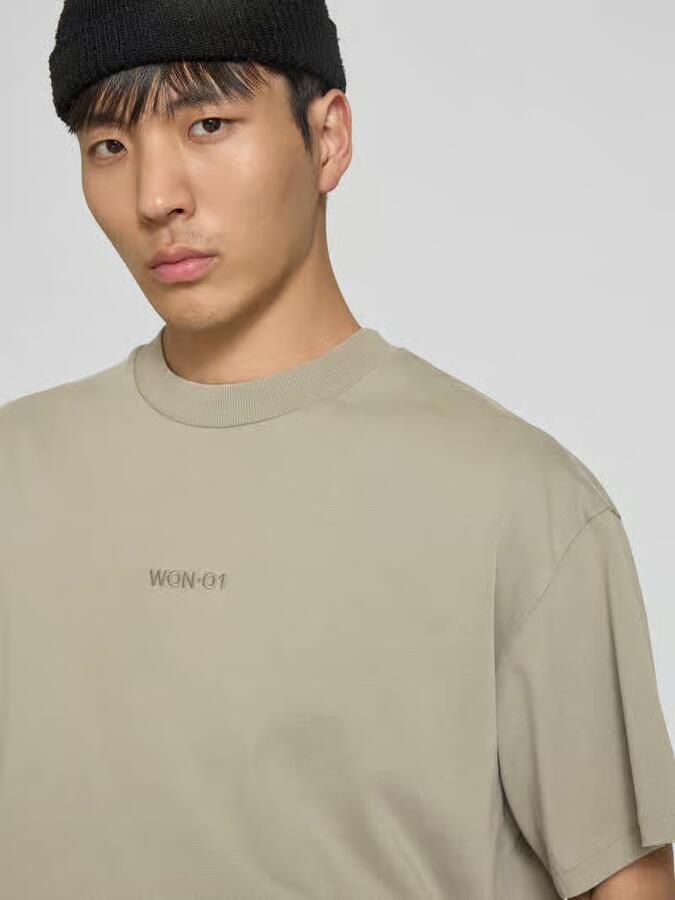 WON HUNDRED relaxed fit T-shirt met gestikt logo