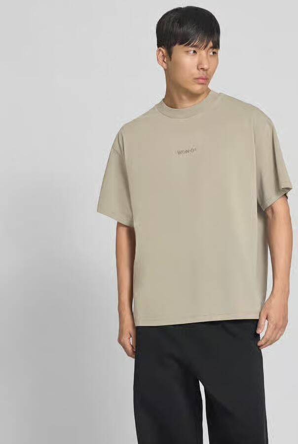 WON HUNDRED relaxed fit t-shirt met gestikt logo - Foto 3