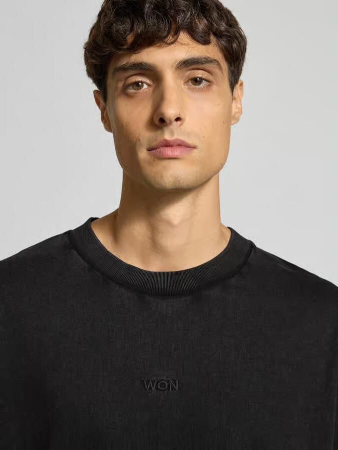 WON HUNDRED Shirt met lange mouwen van puur katoen