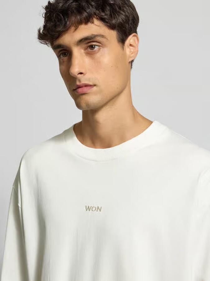 WON HUNDRED Shirt met lange mouwen van puur katoen
